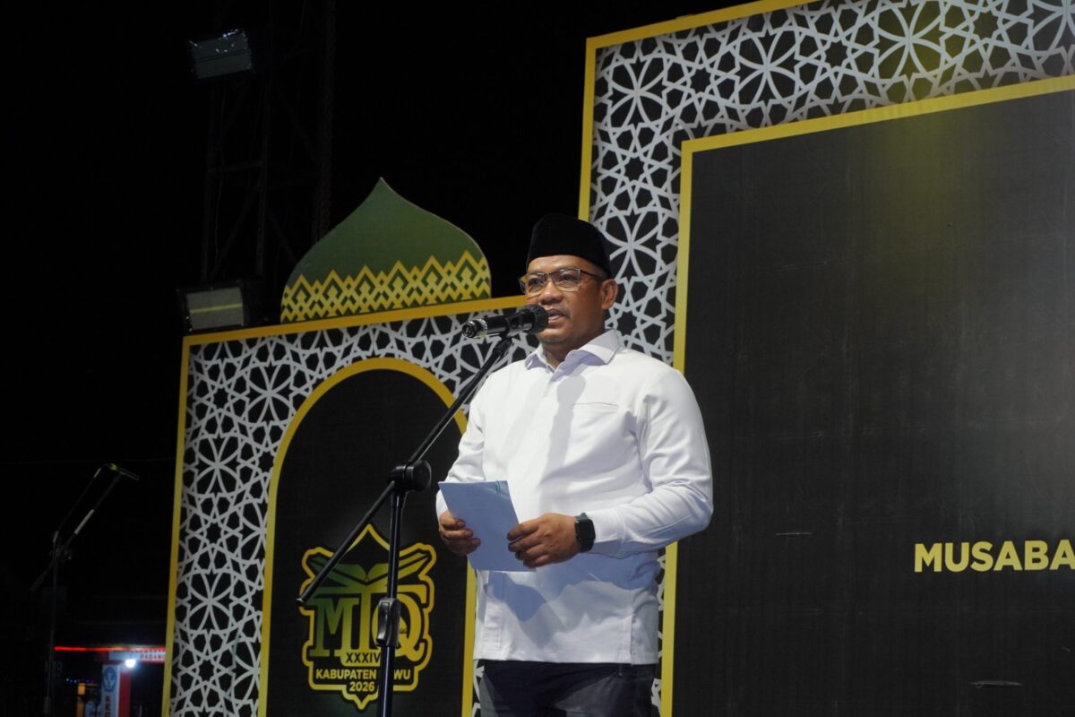 Bupati Luwu, H. Patahudding Resmi Menutup MTQ Kabupaten Luwu