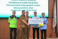 Bupati Luwu, H. Patahudding dengan pihak PT Masmindo