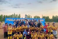 Tim PS Luwu U15 berhasil keluar sebagai Juara Piala Soeratin U15 Regional Sulsel Tahun 2026 usai kalahkan Merpati FC Pinrang 1-0 (foto : PS Luwu U15)